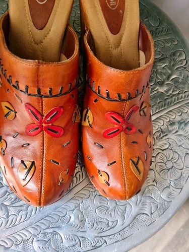Scholl zoccoli donna pelle