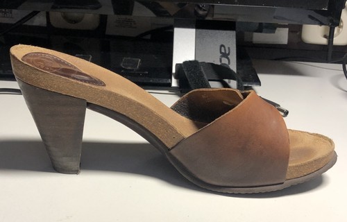 Zoccoli sexy pelle - pelle, scholl